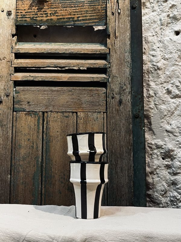 GRANDES TASSES - RAYURES NOIRES